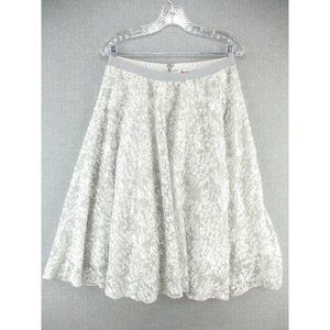 Yoana Baraschi Mariazell Silver Grey Skirt Size 8